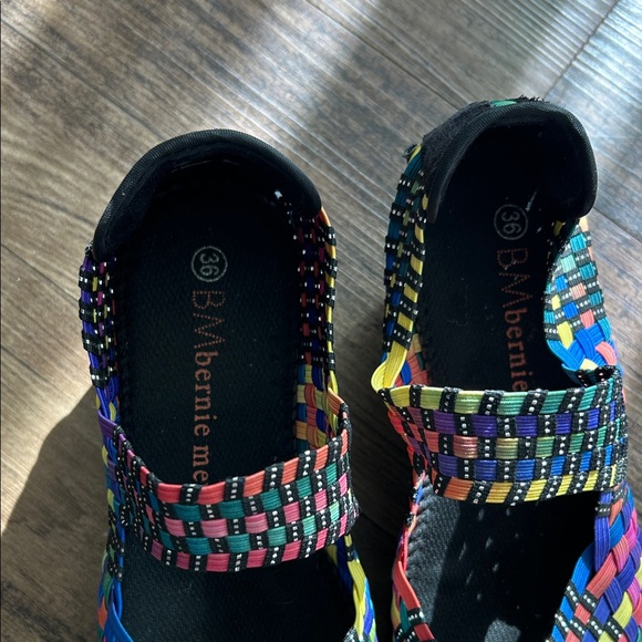 bernie mev. Multicolor Woven Wedges - Picture 4 of 13
